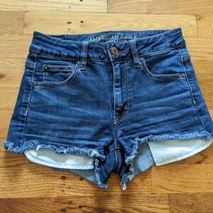 American Eagle Super Stretchy High Rise Shortie